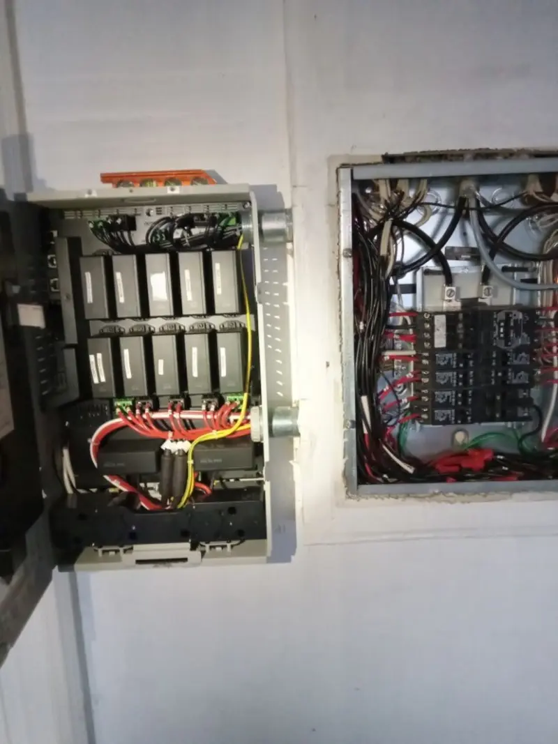 Electrical panel upgrade completed for Indoor Lighting Installation in Brook Highland